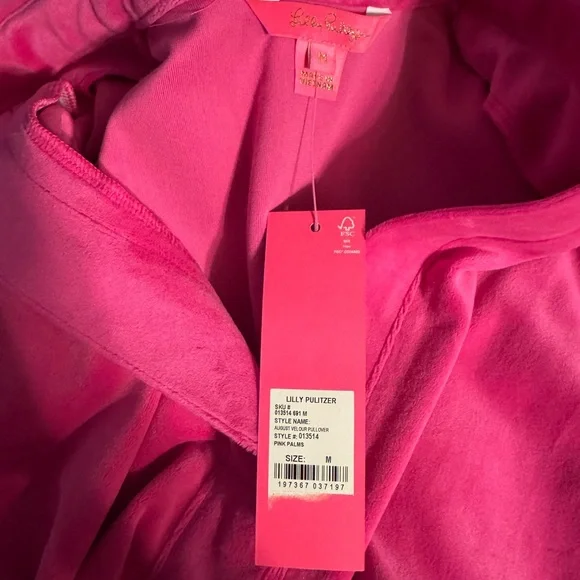 Lilly Pulitzer Fuchsia Pink Sweater - Picture 4 of 4